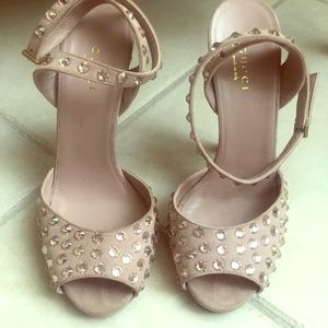 Gucci open toe heels